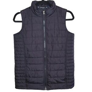 Lands’ End black puffer vest Unisex - Size Medium (10-12) 10-11 Years